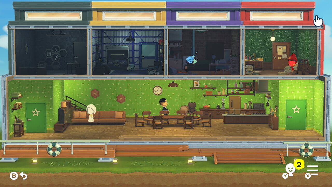 客厅的墙纸和地板可以自由组合